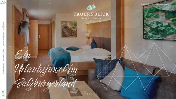 Website Screenshot: Smaragdhotel Tauernblick - Smaragdhotel Tauernblick – Ihr 4-Sterne-Hotel am Wildkogel - Date: 2023-06-26 10:22:53