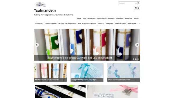 Website Screenshot: taufmandeln.at - Taufmandeln - Date: 2023-06-14 10:45:37
