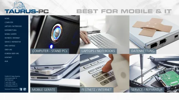 Website Screenshot: Taurus PC Reischitz Index - Taurus PC — Best for mobile & IT. - Date: 2023-06-26 10:22:56
