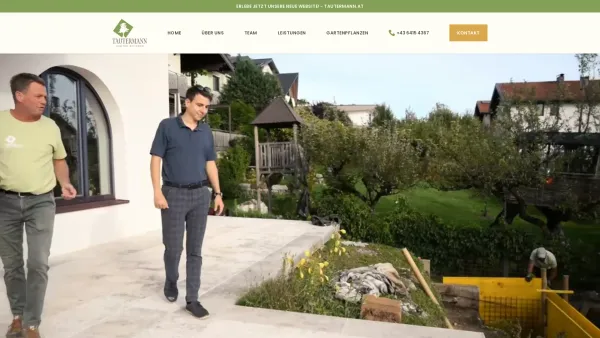 Website Screenshot: WERNER TAUTERMANN Ihr Gärtner und Florist - Home | Tautermann - Garten erleben - Date: 2023-06-26 10:22:56