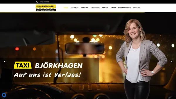 Website Screenshot: Taxi und Mietwagen Thurner-Björkhagen - Taxi Ternitz & Neunkirchen | Taxi Björkhagen - Date: 2023-06-26 10:22:56