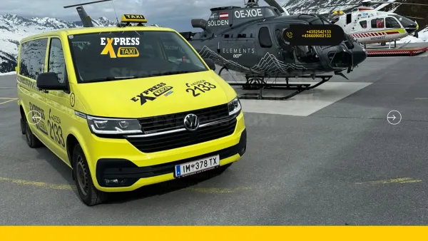 Website Screenshot: Taxi Lenz (Flughafen-u. Bahnhofstransfer) - https://expresstaxi-sÃ¶lden.at - Date: 2023-06-26 10:22:56