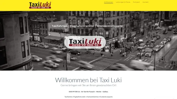 Website Screenshot: Taxi Luki - Taxi Luki – Ihr Taxi für Fussach – Höchst – Gaissau | Ihr persönlicher Fahrer - Date: 2023-06-15 16:02:34