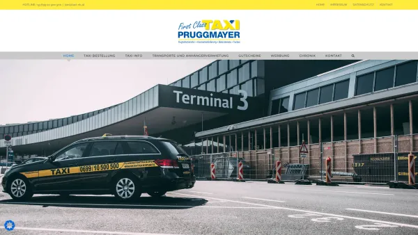 Website Screenshot: First Class Taxi Pruggmayer - Taxi Neunkirchen - Taxi Pruggmayer - Date: 2023-06-14 10:45:37