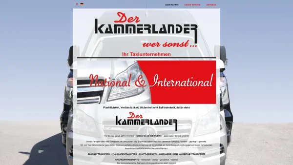 Website Screenshot: Taxi Kammerlander Bus Taxi Mietwagen Fiss Tirol - Der Kammerlander – Ihr Taxiunternehmen - Taxi Kammerlander | Fiss - Ladis - Serfaus - Date: 2023-06-15 16:02:34