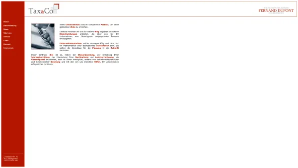 Website Screenshot: Tax & Co - Tax & Co - Steuerberatung, Unternehmensberatung, Bilanzierung, Buchhaltung - Date: 2023-06-26 10:22:59
