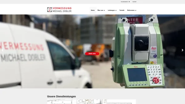 Website Screenshot: Josef Karl Vermessungsbuero Dobler GmbH - Home - Vermessung Michael Dobler - Date: 2023-06-14 10:45:39