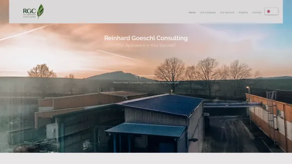 Website Screenshot: Ing. Reinhard Technisches Büro Göschl - Home | Rgcon - Date: 2023-06-26 10:22:59