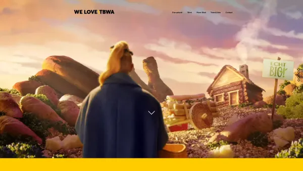 Website Screenshot: TBWA/Wien Werbeagentur TBWAWIEN - WE LOVE\TBWA - Date: 2023-06-26 10:22:59
