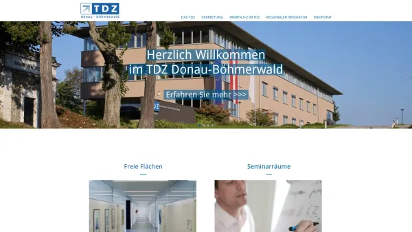 Website Screenshot: TDZ Donau Böhmerwald - TDZ Donau Böhmerwald - Startseite - Date: 2023-06-26 10:22:59