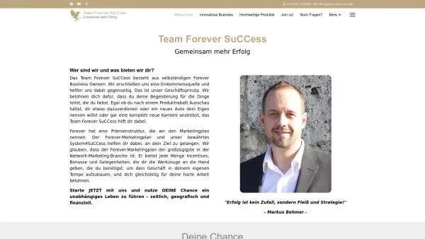 Website Screenshot: Team Forever SuCCess - Team Forever SuCCess - Gemeinsam mehr Erfolg - Date: 2023-06-14 10:46:52