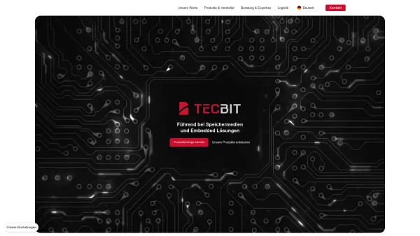 Website Screenshot: tecBIT - TecBit Handelsgesellschaft m. b. h. - Date: 2023-06-26 10:23:02