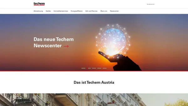 Website Screenshot: Techem Messtechnik Ges.m.b.H. - Techem - Date: 2023-06-26 10:23:02