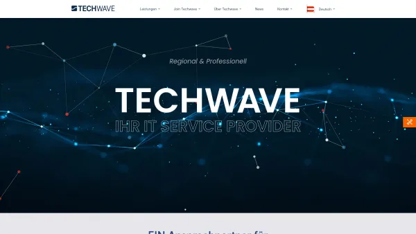 Website Screenshot: TECHWAVE - TECHWAVE » IT-Betreuung für KMUs - Date: 2023-06-26 10:23:02