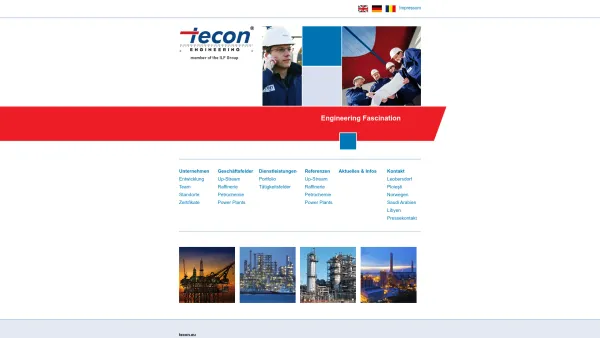 Website Screenshot: TECON Engineering - TECON Engineering: TECON Engineering - Date: 2023-06-26 10:23:02