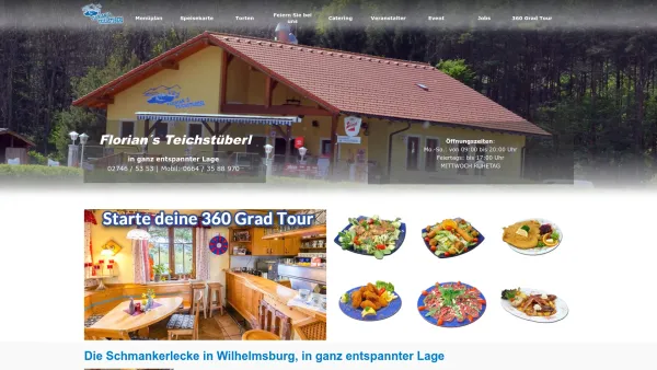 Website Screenshot: Florians Teichstüberl - Florians Teichstüberl in Wilhelmsburg - teichstueberl - Date: 2023-06-15 16:02:34