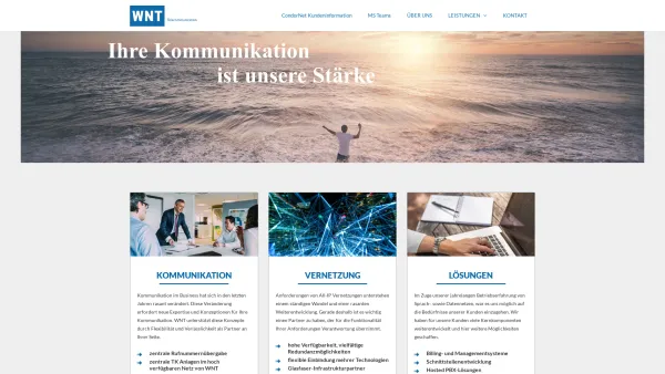 Website Screenshot: telecomservice gmbh - wnt.at - WNT Telecommunication GmbH - Date: 2023-06-14 10:45:39