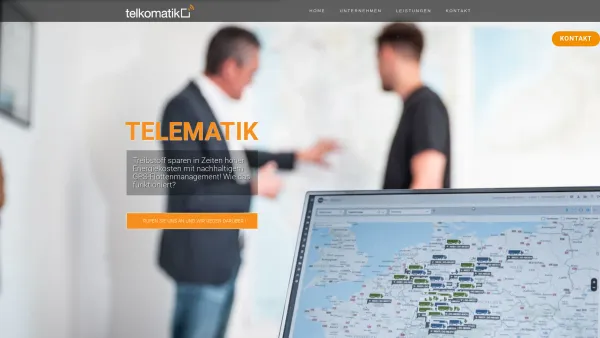 Website Screenshot: TELKOMATIK GPS Fahrzeugortung Telematik Flottentelematik Fahrtenbuch Flottenmanagement - Telkomatik - Telekom Automation Informatik - Date: 2023-06-26 10:23:05