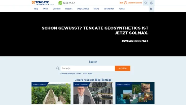 Website Screenshot: TenCate Geosynthetics Austria GmbH - Hochwertige Geokunststoffe - TenCate Geosynthetics - Date: 2023-06-14 10:37:46