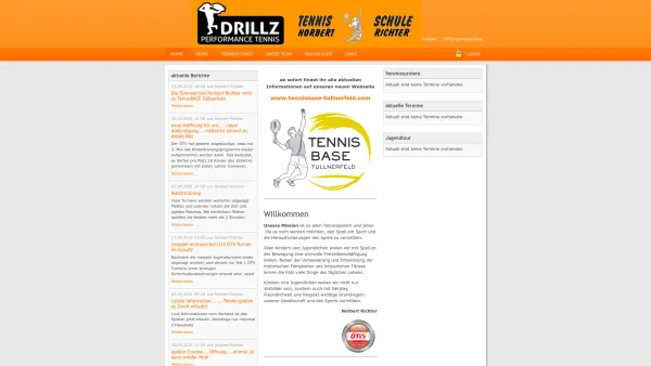 Website Screenshot: Tennisschule Norbert Richter - Home - Tennisschule Norbert Richter - Date: 2023-06-26 10:23:05