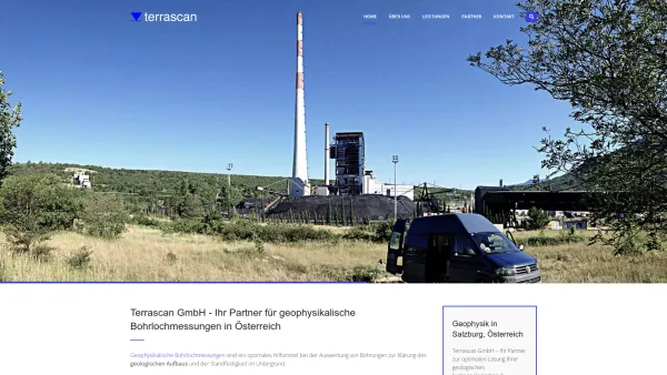 Website Screenshot: terrascan G.m.b.H - terrascan Gmbh - Geophysik & Bohrlochmessungen in Österreich - Date: 2023-06-26 10:23:07