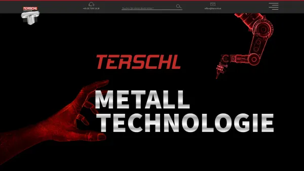 Website Screenshot: Terschl Ges.m.b.H. & CO KG - Terschl Metalltechnologie | CNC Blech- und Rohrbearbeitung - Date: 2023-06-26 10:23:07