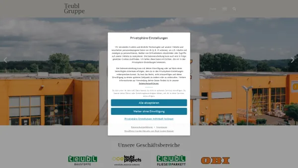 Website Screenshot: ÖBAU Teubl - Teubl-Gruppe - Date: 2023-06-26 10:23:07