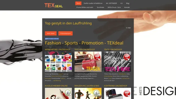 Website Screenshot: Anzengruber Gerhard TEXdeal Kreative Textil und Werbelösungen - Textilien - Werbeartikel - Sportbekleidung - TEXdeal - Textilien und Werbeartikel - Date: 2023-06-26 10:23:07