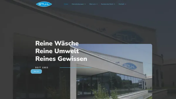 Website Screenshot: Rudolf Stuhl Ges.m.b.H. Co. TEXTILPFLEGE-STUHL - Home | Textilpflege Stuhl | Saubere Wäsche | Saubere Umwelt - Date: 2023-06-15 16:02:34