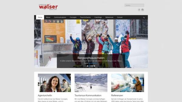 Website Screenshot: Textwerkstatt PR & Medienservice - Walser Concepts: Communications, Concepts, Tours and Events - Date: 2023-06-14 10:45:42