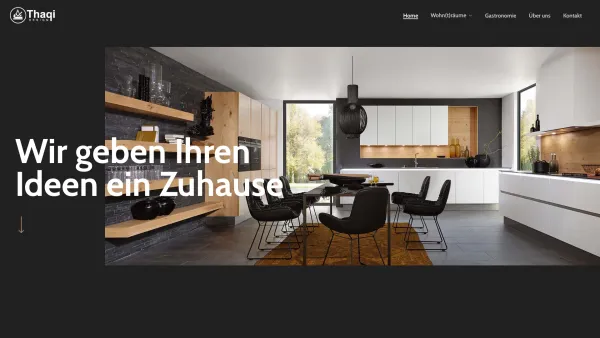 Website Screenshot: Thaqi Design GmbH - Thaqi Design – Ihr Tischler in Salzburg - Date: 2023-06-26 10:23:10