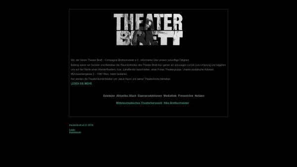 Website Screenshot: THEATER BRETT - theaterbrett - Date: 2023-06-14 10:45:42