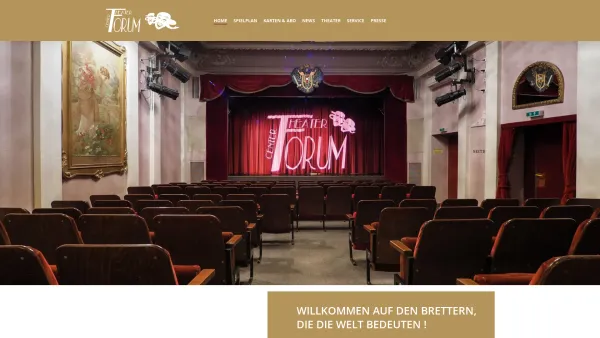 Website Screenshot: Theater-center-Forum - Theater-Center-Forum – Raus aus dem Alltag – Rein ins Theater - Date: 2023-06-15 16:02:34