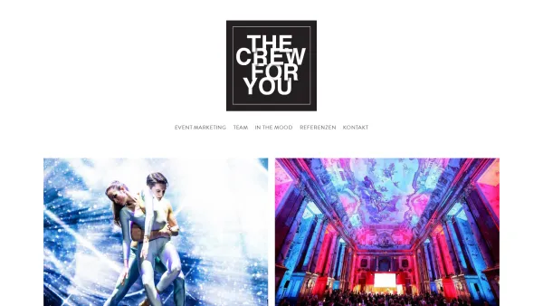 Website Screenshot: THE CREW FOR YOU Eventmarketing GmbH - THE CREW FOR YOU - Date: 2023-06-14 10:37:13