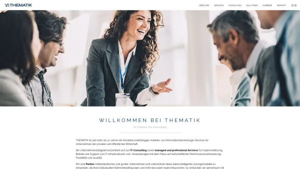 Website Screenshot: THEMATIK - THEMATIK IT-Services GmbH - Date: 2023-06-14 10:45:42