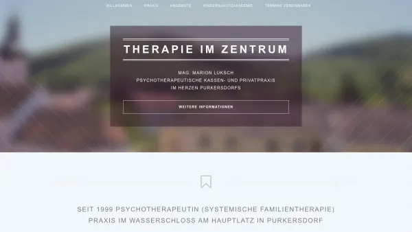 Website Screenshot: Psychotherapeutische Praxis Marion therapie-im-zentrum und Kinderschutzakademie www.kinderschutzakademie.at - Date: 2023-06-26 10:23:10