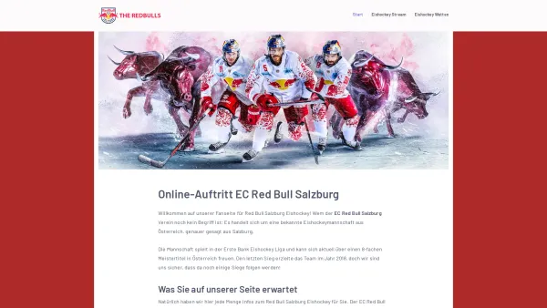 Website Screenshot: EC The Red Bulls The Red Bulls - Red Bull Salzburg Eishockey - Doppelbuch Zusammenarbeit - Date: 2023-06-26 10:23:13