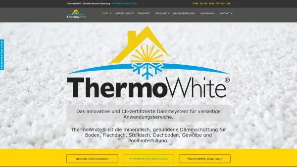Website Screenshot: Thermowhite - ThermoWhite® - Die white bessere Dämmung - Das ThermoWhite-Sytem - Date: 2023-06-26 10:23:13