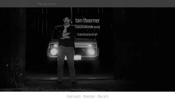 Website Screenshot: thoermer - tom thoermer - transstructural arts - Date: 2023-06-26 10:23:13