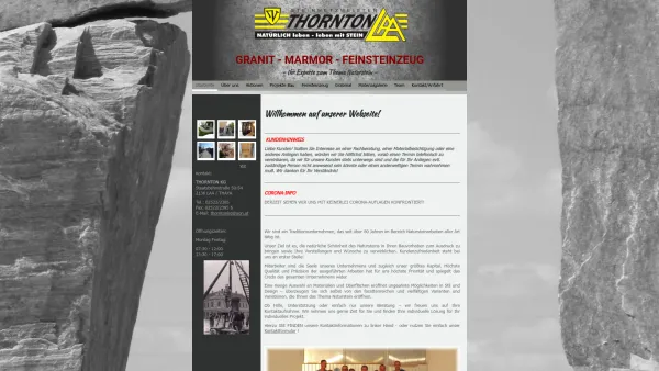 Website Screenshot: auf der DomaTHORNTONKG.AT - Firma Thornton KG - Startseite - Date: 2023-06-26 10:23:13