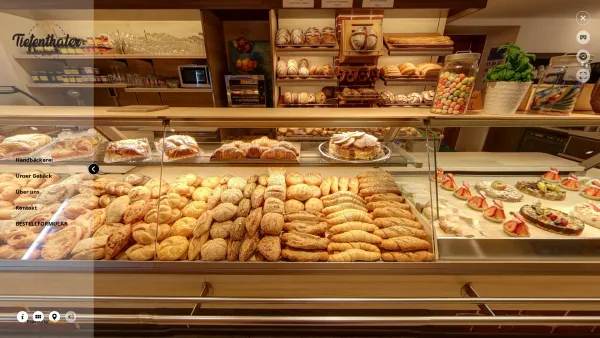 Website Screenshot: Bäckerei Konditorei Cafe Pension Tiefenthaler - Bäckerei Tiefenthaler - Date: 2023-06-26 10:23:16