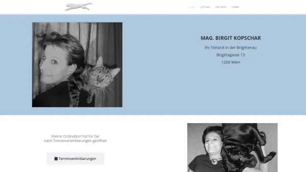 Website Screenshot: Diplom TierärztMag. Birgit Kopschar - Tier-arzt - Tier-Arzt - Date: 2023-06-26 10:23:16