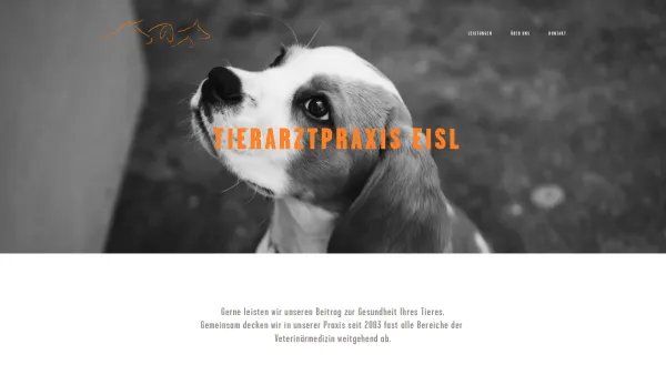 Website Screenshot: Diplom Tierärzte Mag. Barbara/Mag. Andreas EISL, Tierarztpraxis Eisl - Tierarztpraxis Eisl - Date: 2023-06-26 10:23:16