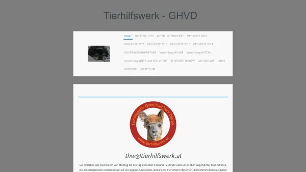 Website Screenshot: Verein Tierhilfswerk Tierhilfswerk Austria Tierschutz Österreich - HOME - || TIERHILFSWERK.at || - Date: 2023-06-26 10:23:16