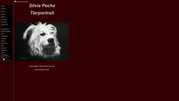 Website Screenshot: SILVIA PECHA PORTRAITMALEREI, TIERPORTRAIT - Ihr Liebling in Oel - Date: 2023-06-26 10:23:16