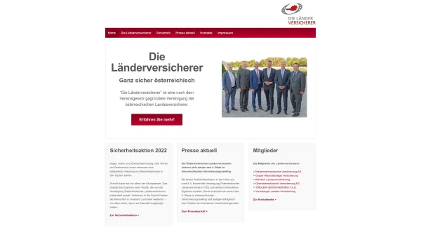 Website Screenshot: Tiroler Landes Versicherungsanstalt V.a.G. - Die österreichischen Länderversicherer – Ganz sicher österreichisch - Date: 2023-06-26 10:23:19