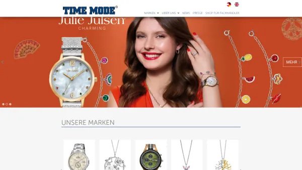 Website Screenshot: Time Mode GmbH Uhrenfachhandel Ihr Partner für Werbeuhren der Marken VERSACE CANDINO CHRONOSWISS REVUE THOMMEN und WERBEUHREN sowi - TIME MODE | Startseite | Home | Versand | Distribution - Date: 2023-06-26 10:23:19