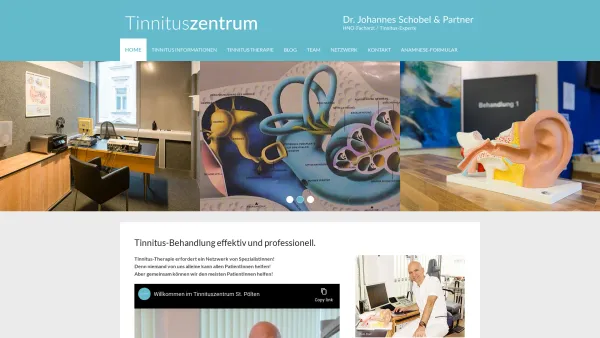 Website Screenshot: Tinnituszentrum St. Pölten - Tinnituszentrum - Date: 2023-06-26 10:23:19