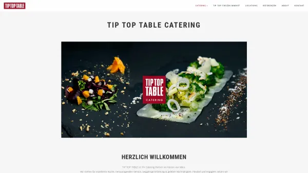 Website Screenshot: TIP TOP TABLE GmbH - TIP TOP TABLE Catering - Date: 2023-06-14 10:38:01