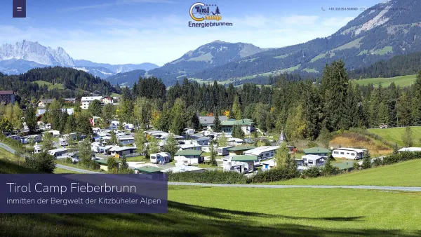 Website Screenshot: CC Comfort Camping GmbH Co. Camping Fieberbrunn Tirol Herz der Alpen Urlaub Schnee Wandern Sommer Tourismus Berge Camping Schwimme - Tirol Camp in Fieberbrunn - Date: 2023-06-26 10:23:19